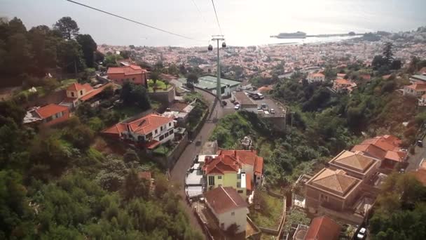 Funchal Stolica Wyspy Madera Madera Tropikalnych Pięknej Portugalii Autonomii Oceanie — Wideo stockowe