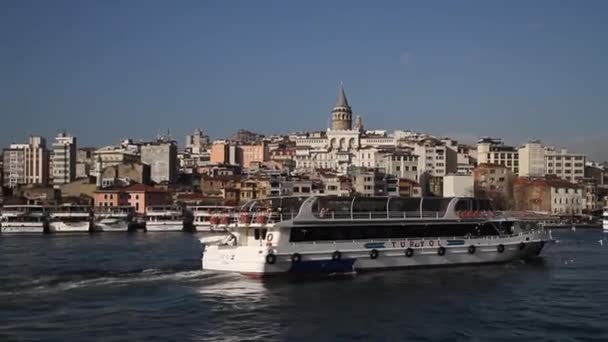 Paysage Partie Historique Istanbul Turquie Célèbre Ville Vue Istanbul Turquie — Video