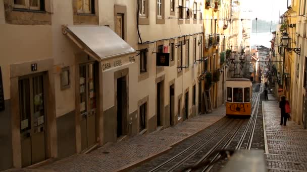 Lizbona Stare Piękne Miasto Europie Stolica Portugalii Historycznych Ulic Budynków — Wideo stockowe