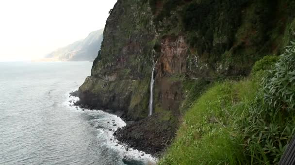Madeira Visa Vacker Och Mysig Natur Portugisiska Portugal Autonomi Madeira — Stockvideo