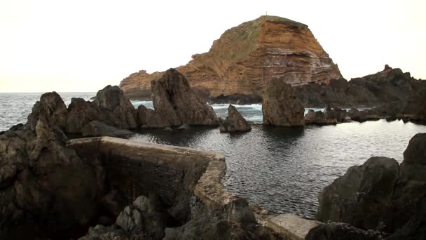 Vista Madeira Bela Acolhedora Natureza Ilha Portuguesa Portugal Autonomia Madeira — Vídeo de Stock