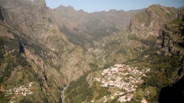 Vista Madeira Bela Acolhedora Natureza Ilha Portuguesa Portugal Autonomia Madeira — Vídeo de Stock