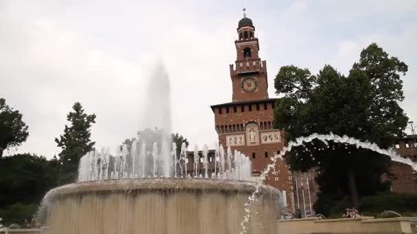 Milaan Hoofdstad Van Lombardia Noord Italië — Stockvideo