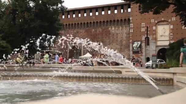 Milán Hlavní Město Lombardie Severní Itálie — Stock video