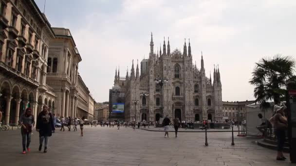 Milaan Hoofdstad Van Lombardia Noord Italië — Stockvideo