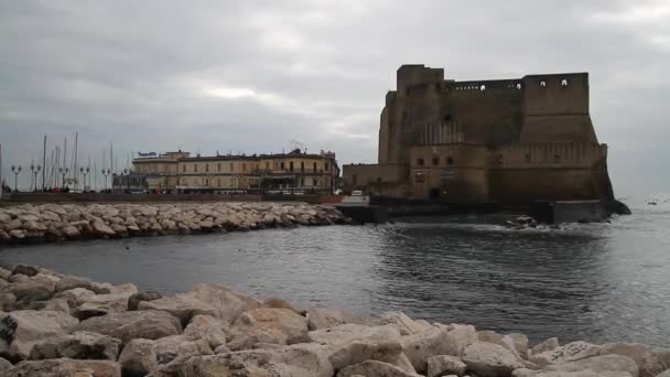 Неаполь Старі Історичний Центр Міста Неаполь Італія Streats Будівель Міста — стокове відео