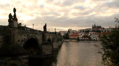 Prag, eski görünümünü ve güzel çek şehir.
