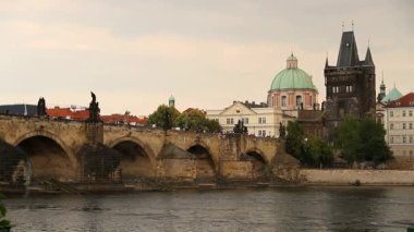 Prag, eski görünümünü ve güzel çek şehir.