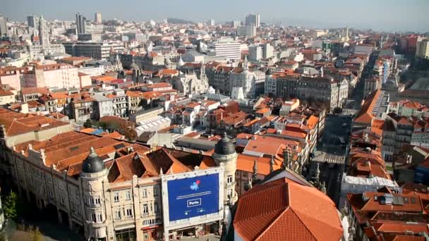 Visa Porto Gamla Och Vackra Portugisiska Staden Oporto Portugal — Stockvideo