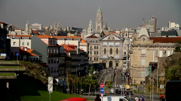 ポルト 古いの美しいポルトガルの都市 ポルト ポルトガル — ストック動画