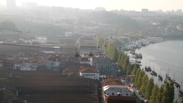 Widok Porto Stare Piękne Miasto Portugalski Porto Portugalia — Wideo stockowe