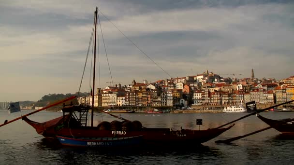 Porto Régi Nézet Csodálatos Portugál Városból Porto Portugália — Stock videók