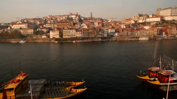 Porto Régi Nézet Csodálatos Portugál Városból Porto Portugália — Stock videók