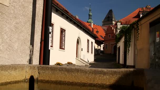 Utsikt Över Prag Gamla Och Vackra Tjeckiska Staden — Stockvideo