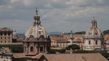 Roma, İtalya Roma Forumu. Roma mimarisi ve Simgesel. Roma ve İtalya'nın eski ve ünlü cazibe.