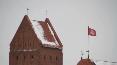 Trakai kale Vilnus, Litvanya yakınındaki.