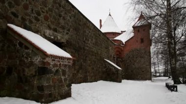 Trakai kale Vilnus, Litvanya yakınındaki.