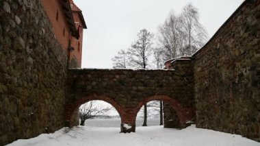 Trakai kale Vilnus, Litvanya yakınındaki.