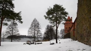 Trakai kale Vilnus, Litvanya yakınındaki.