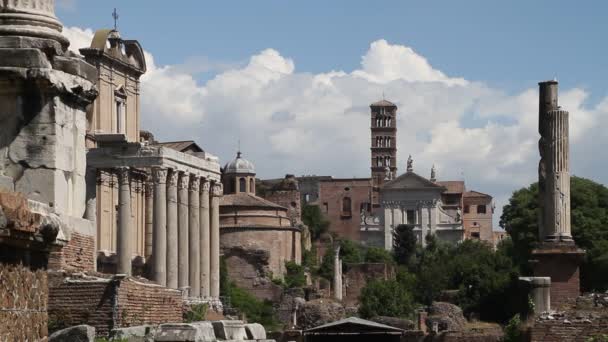 römisches forum in rom, italien. römische Architektur und Wahrzeichen. alte und berühmte attraktion von rom und italien.
