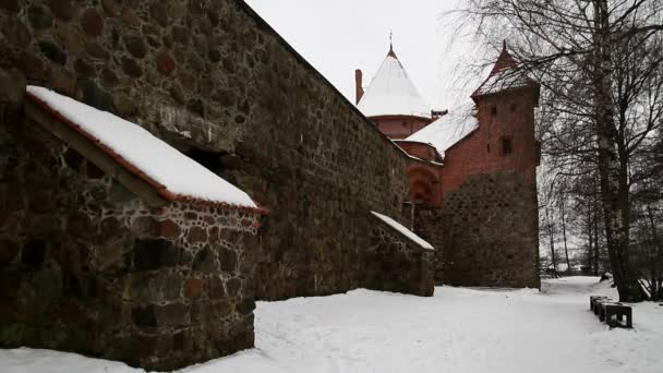 Château Trakai Près Vilnus Lituanie — Video