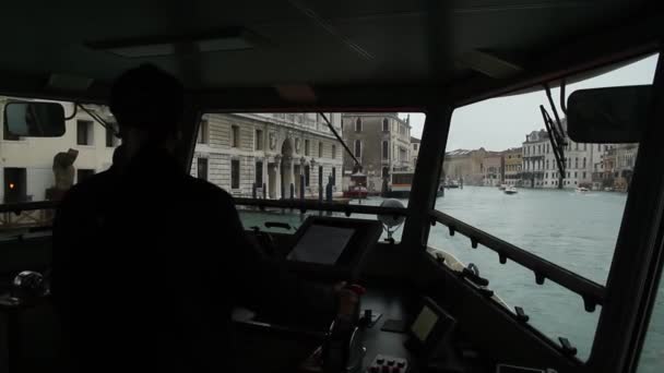 Venedig Winter Venedig Januar Blick Auf Kanäle Italienischen Venedig Altbauten — Stockvideo