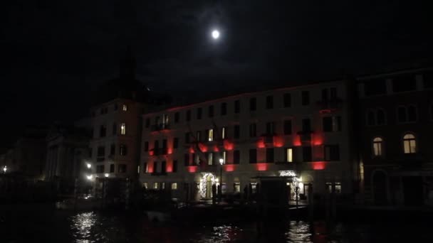 Venecia Invierno Venezia Enero Vista Los Canales Venecia Italiana Edificios — Vídeo de stock