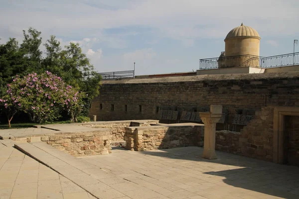 Παλιά Πόλη Του Μπακού Αζερμπαϊτζάν Παλάτι Shirvanshahs Παλάτι Του 15Ου — Φωτογραφία Αρχείου
