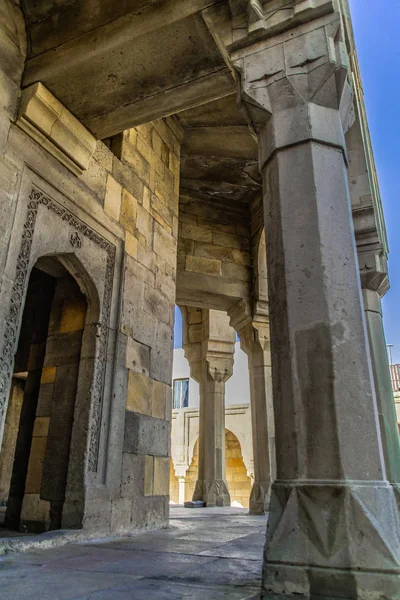 Città Vecchia Baku Azerbaigian Palazzo Degli Shirvanshah Palazzo Del Secolo — Foto Stock