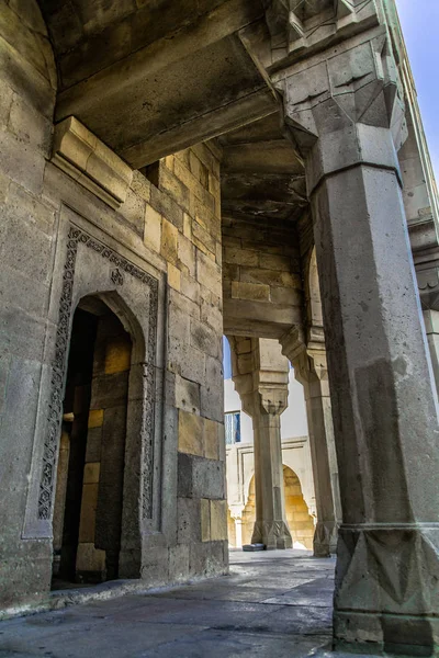 Città Vecchia Baku Azerbaigian Palazzo Degli Shirvanshah Palazzo Del Secolo — Foto Stock
