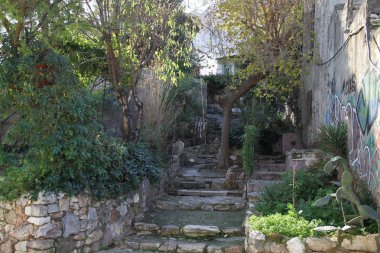 Atina, Yunanistan, Parthenon Tapınağı ile Akropolisi. Ünlü eski Parthenon Tapınağı Atina ana dönüm noktası olduğunu. Herodes Atticus, Erechtheion Caryatid sundurma isimlerinden kenti Odeon görünümünü.