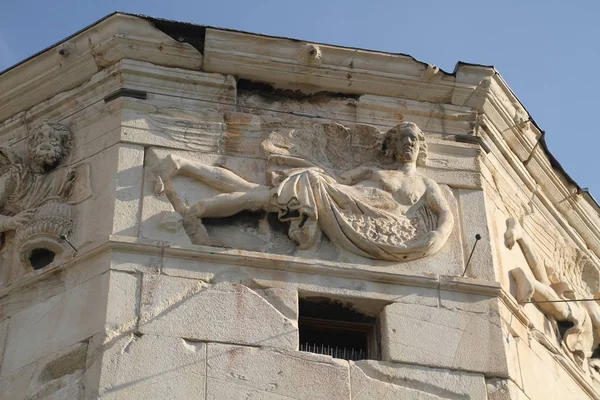 Bela Paisagem Urbana Atenas Cidade Velha Atenas Temple Parthenon Acropolis — Fotografia de Stock