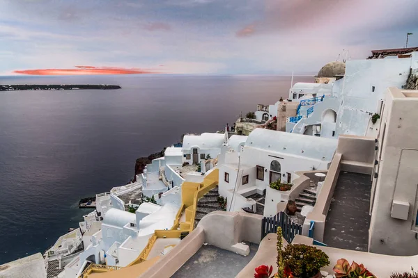 Santorini Griekenland Geweldig Uitzicht Santorini Aard Vulkaan Van Santorini Traditionele — Stockfoto