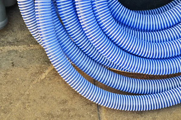 青い浸漬ホース — ストック写真