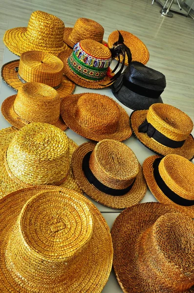 Chapéus de palha — Fotografia de Stock
