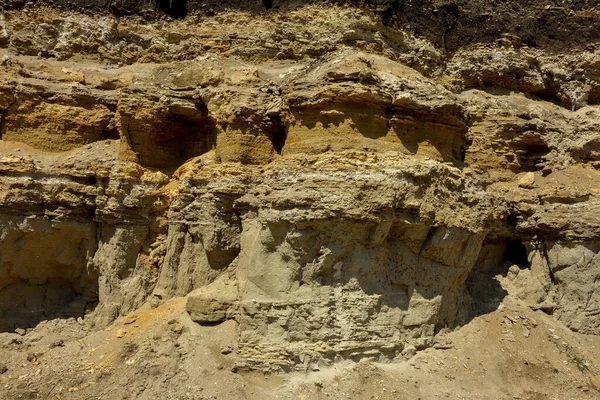 Panorama Van Verlaten Mijnbouw Bouwmaterialen Put Toeristisch Landschap Oekraïne — Stockfoto