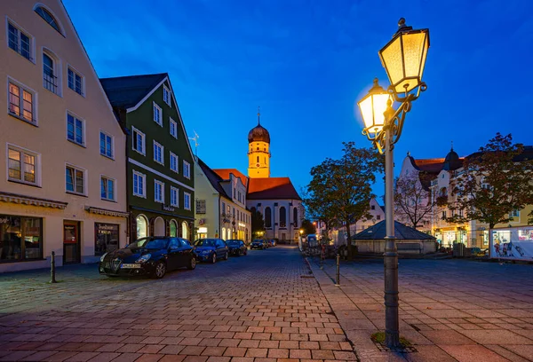 Schongau Germany September 2014 Old City Centre Traditional Architecture Bavaria — Stock Photo, Image