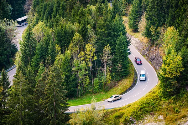 Автомобіль Горах Баварії Німеччини Європи Подорож Автомобілем — стокове фото