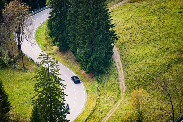Auto Bergen Van Beieren Duitsland Europa Auto Reizen — Stockfoto