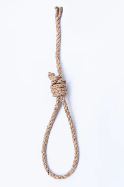 Andamios Cuerda Suicida Papel Blanco —  Fotos de Stock