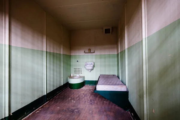 Dentro Celda Prisión Alcatraz — Foto de Stock
