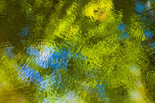 Reflejo Abstracto Los Árboles Agua —  Fotos de Stock