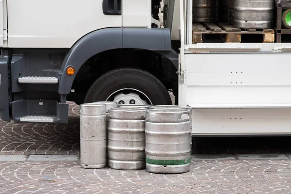 Beer tank ready for delivery