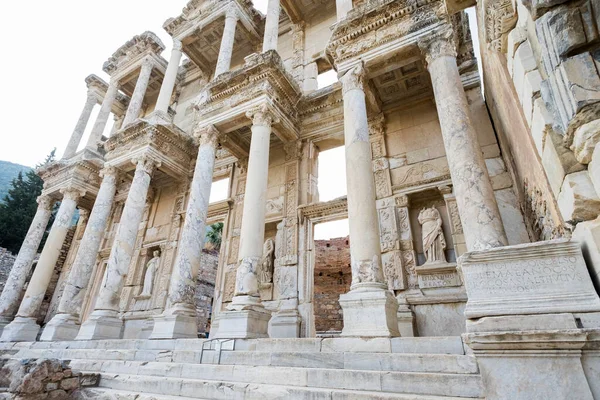 Izmir Turkije Bibliotheek Van Celsus Efeze Oude Stad — Stockfoto