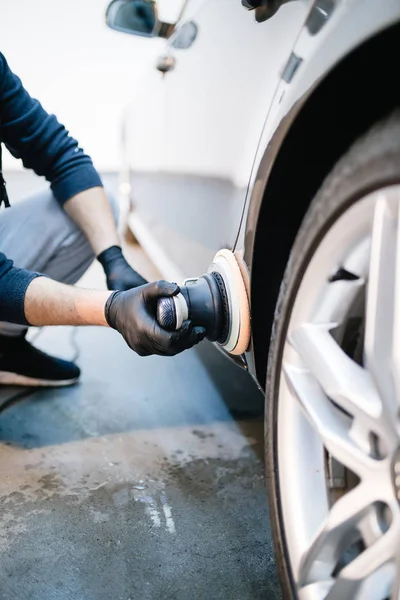 Auto Der Waschstraße Reinigen — Stockfoto