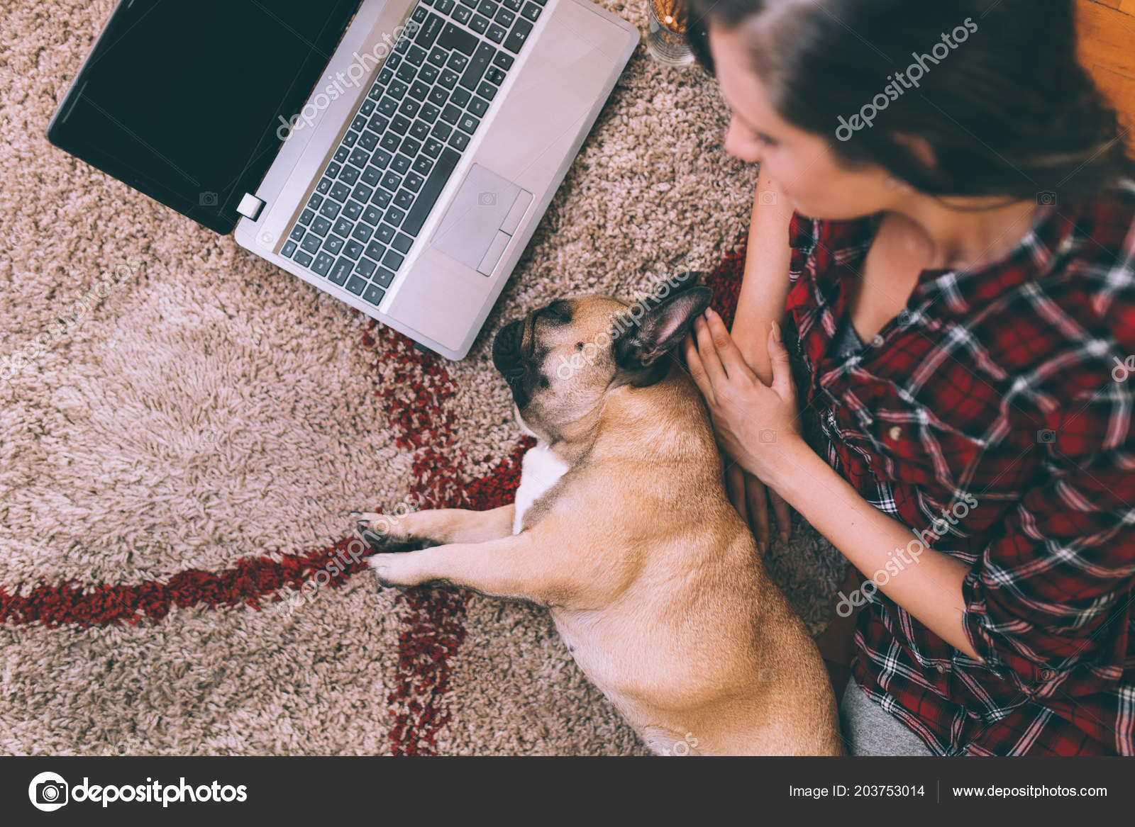 Frau tut es mit hund