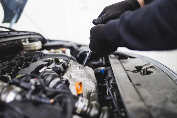 Auto Mecánico Reparación Coches — Foto de Stock