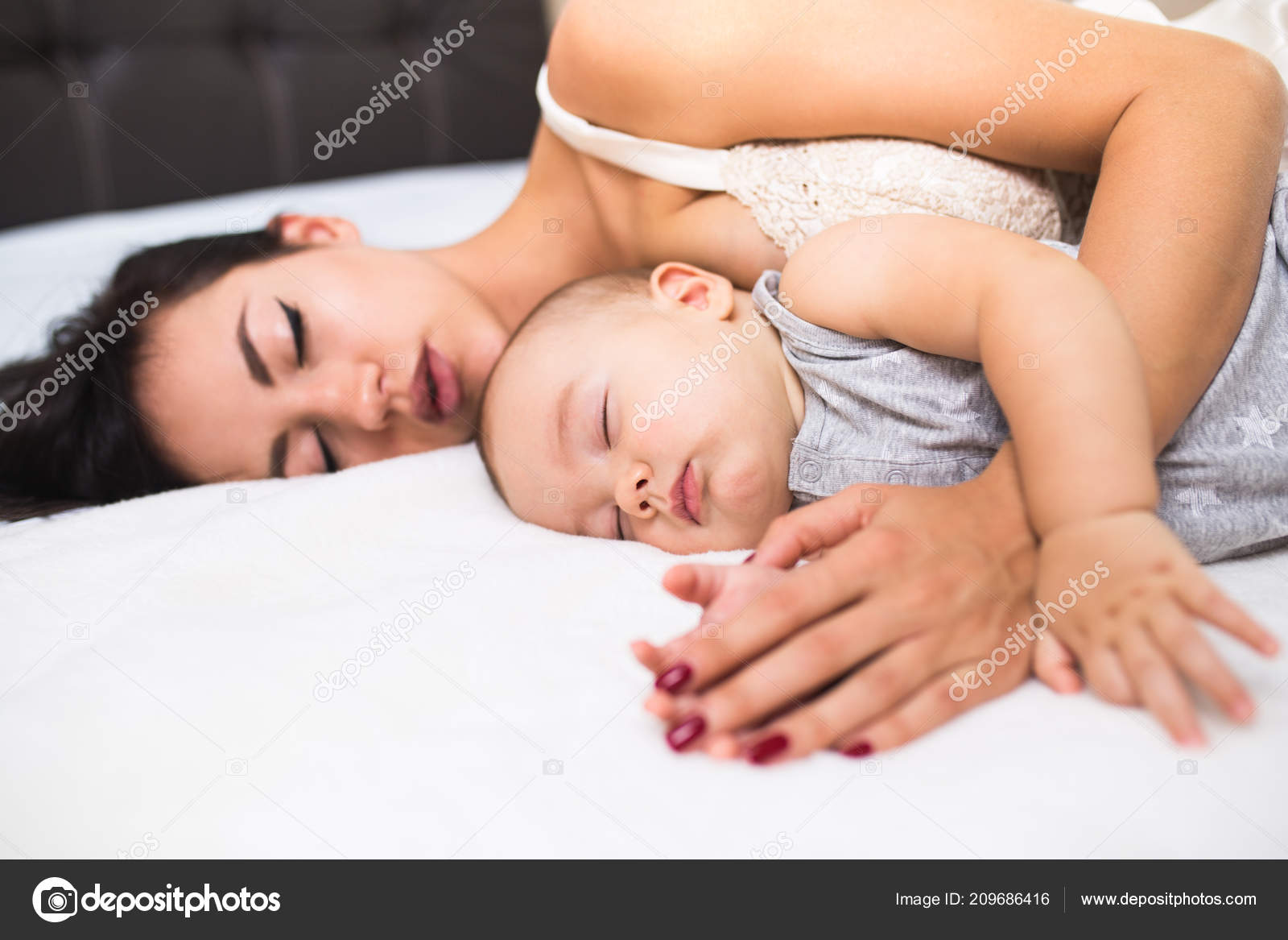 cute baby boy sleeping