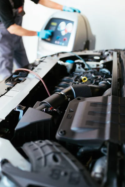 Auto Mecánico Reparación Coches — Foto de Stock