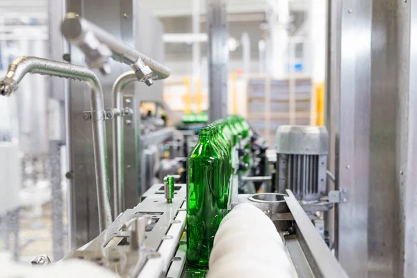 Water Factory Water Bottling Line Processing Bottling Pure Spring Water — Stock Photo, Image